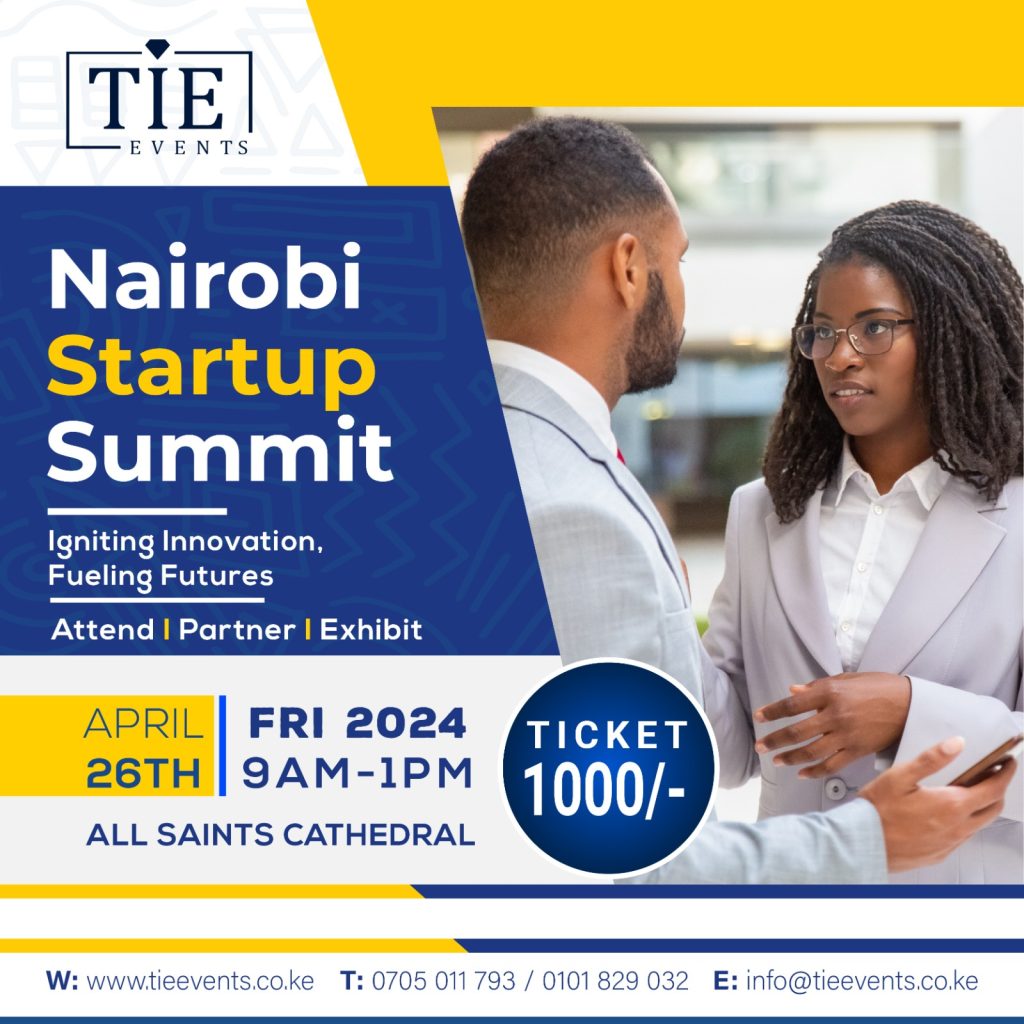 Nairobi Startup Summit April 26, 2024 by TIE Events at All Saints Cathedral Nairobi